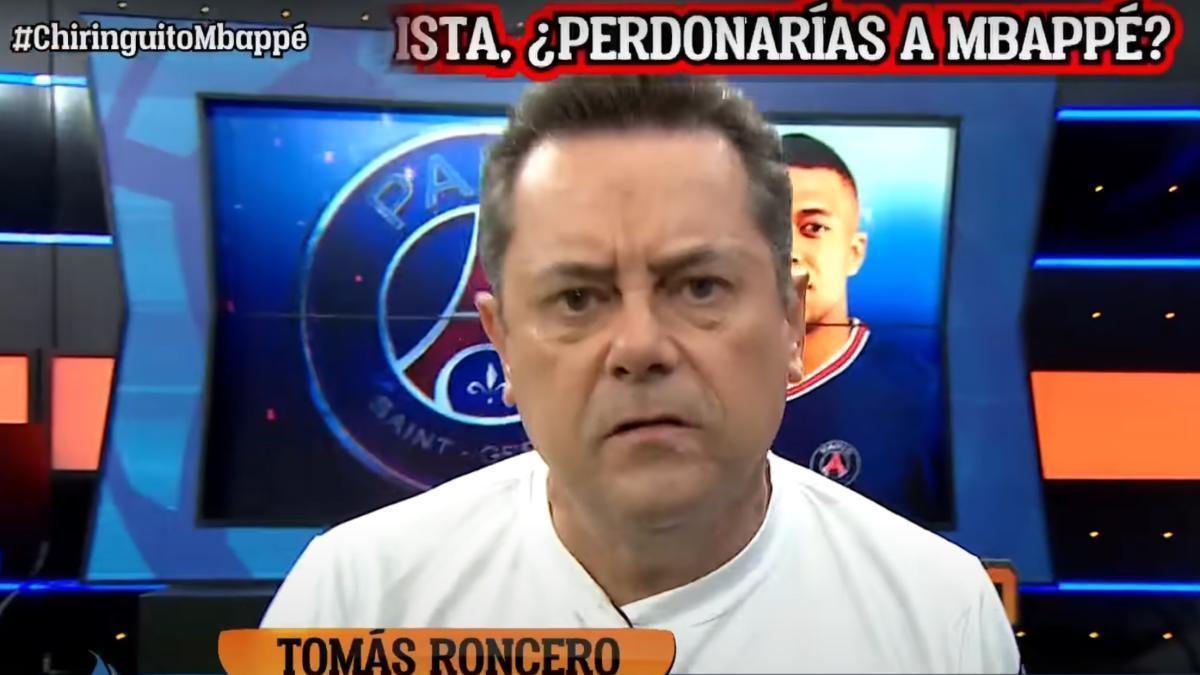 Tomás Roncero en 'El chiringuito de Jugones'