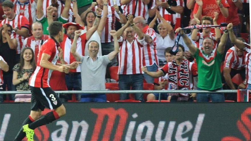 Un gol de Elustondo da el pase al Athletic a la Fase de Grupos (1-0)