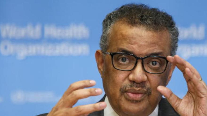 El director de la OMS, Tedros Adhanom Ghebreyesus.