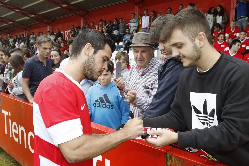 Presentación de Víctor Rodríguez como nuevo jugador del Sporting