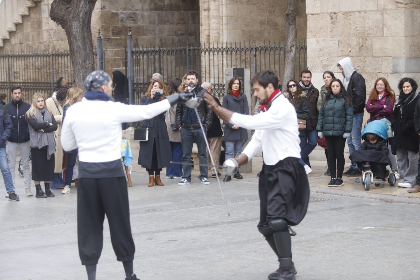 Exhibición de esgrima en València