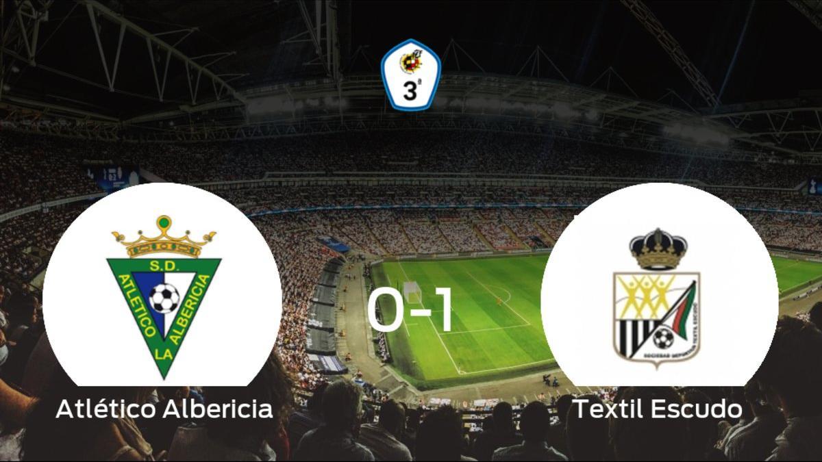 El SD Textil Escudo suma tres puntos a su casillero frente al Atlético Albericia (0-1)
