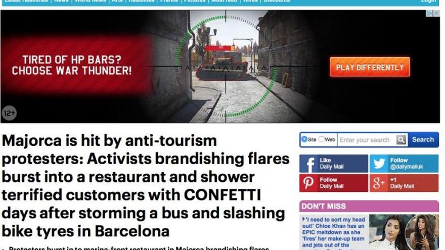 Diarios europeos señalan que los ataques a turistas &quot;se han extendido a Mallorca&quot;