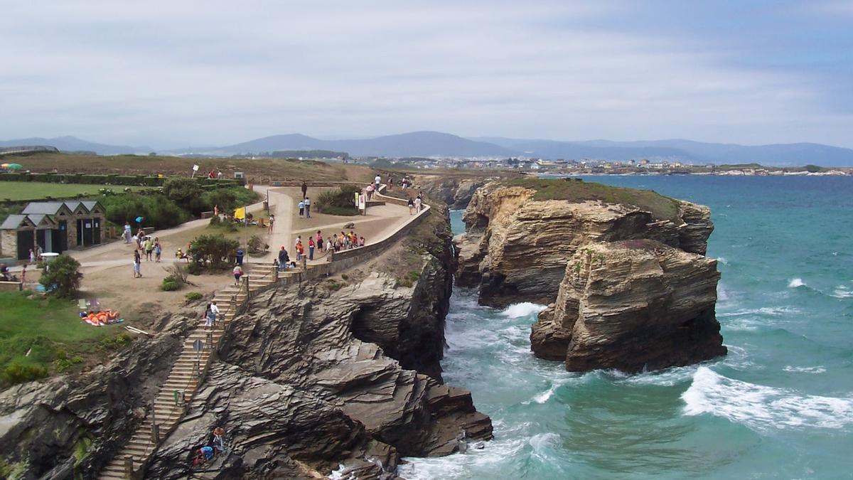 Playa de las Catedrales (Ribadeo, Galicia).