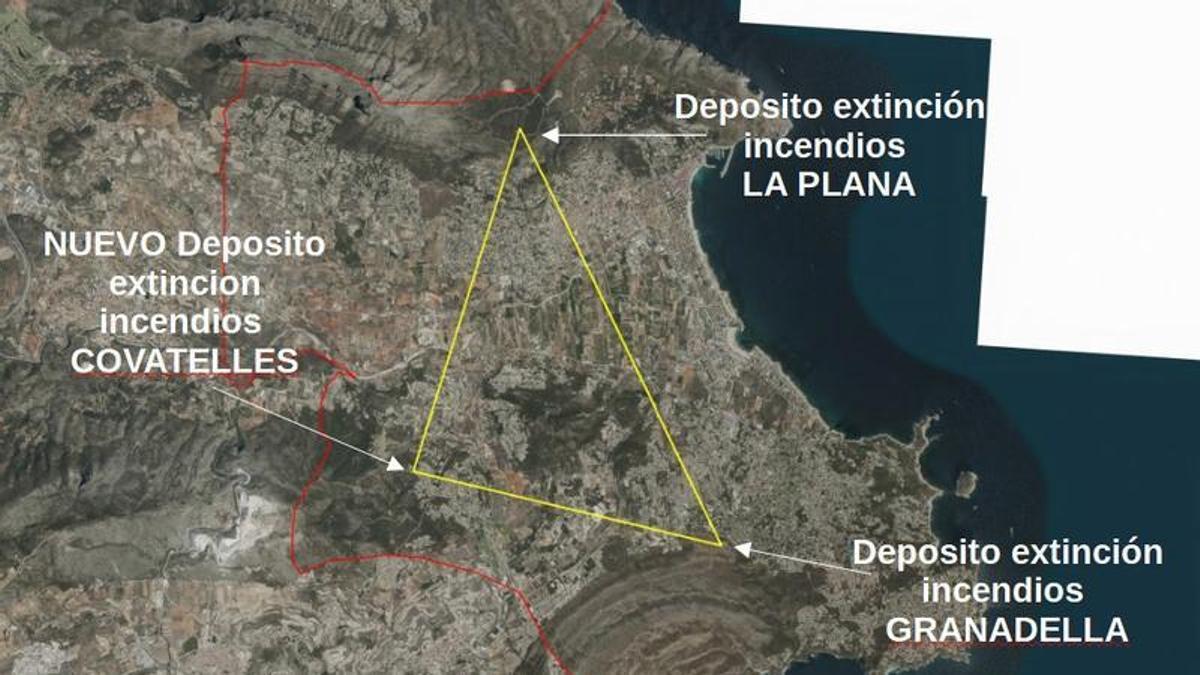 El triángulo de las balsas de extinción: depósitos en el Montgó, la Granadella y ahora el Tossal Gros