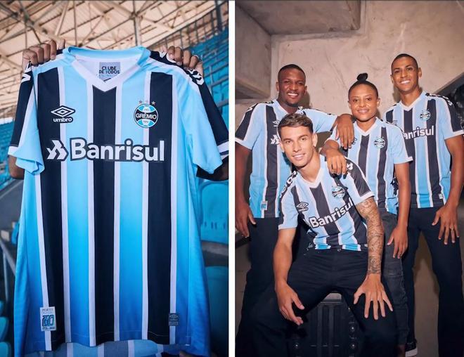 La camiseta del Grêmio para la temporada 2022/23