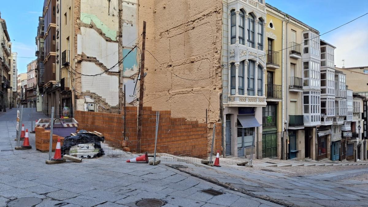 Las obras en el solar de la calle Balborraz avanzan a buen ritmo