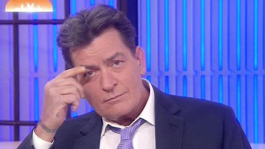 Charlie Sheen en el programa &#039;Today&#039;.