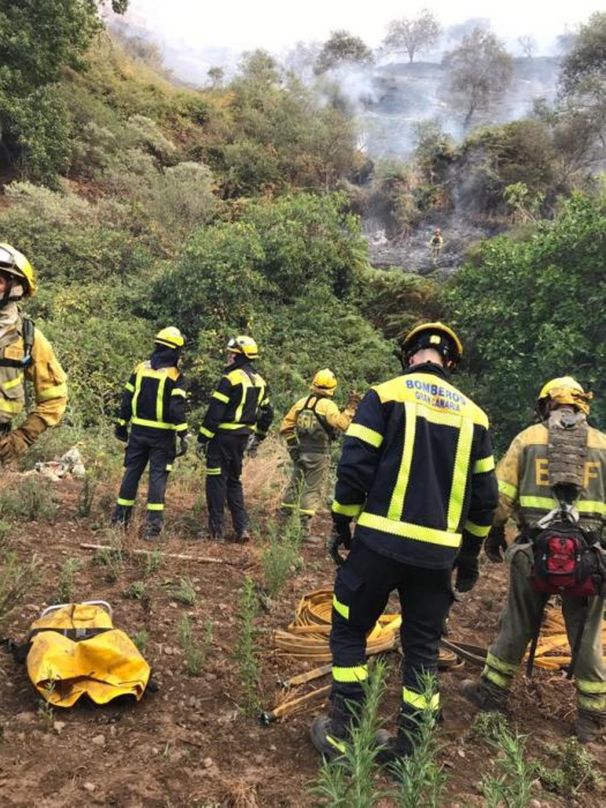 El incendio de Gran Canaria, a lunes 19 de agosto