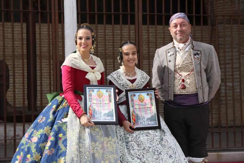 Homenaje a la Senyera de las fallas del Marítimo