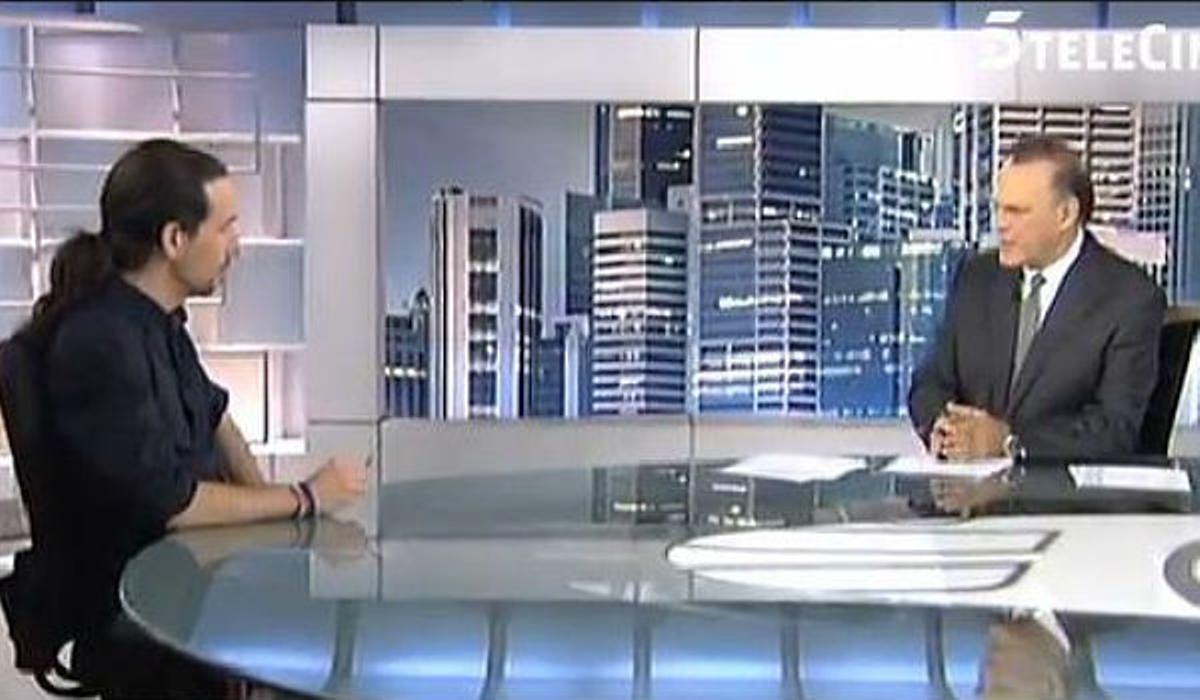 Entrevista amb Pablo Iglesias a Tele 5.