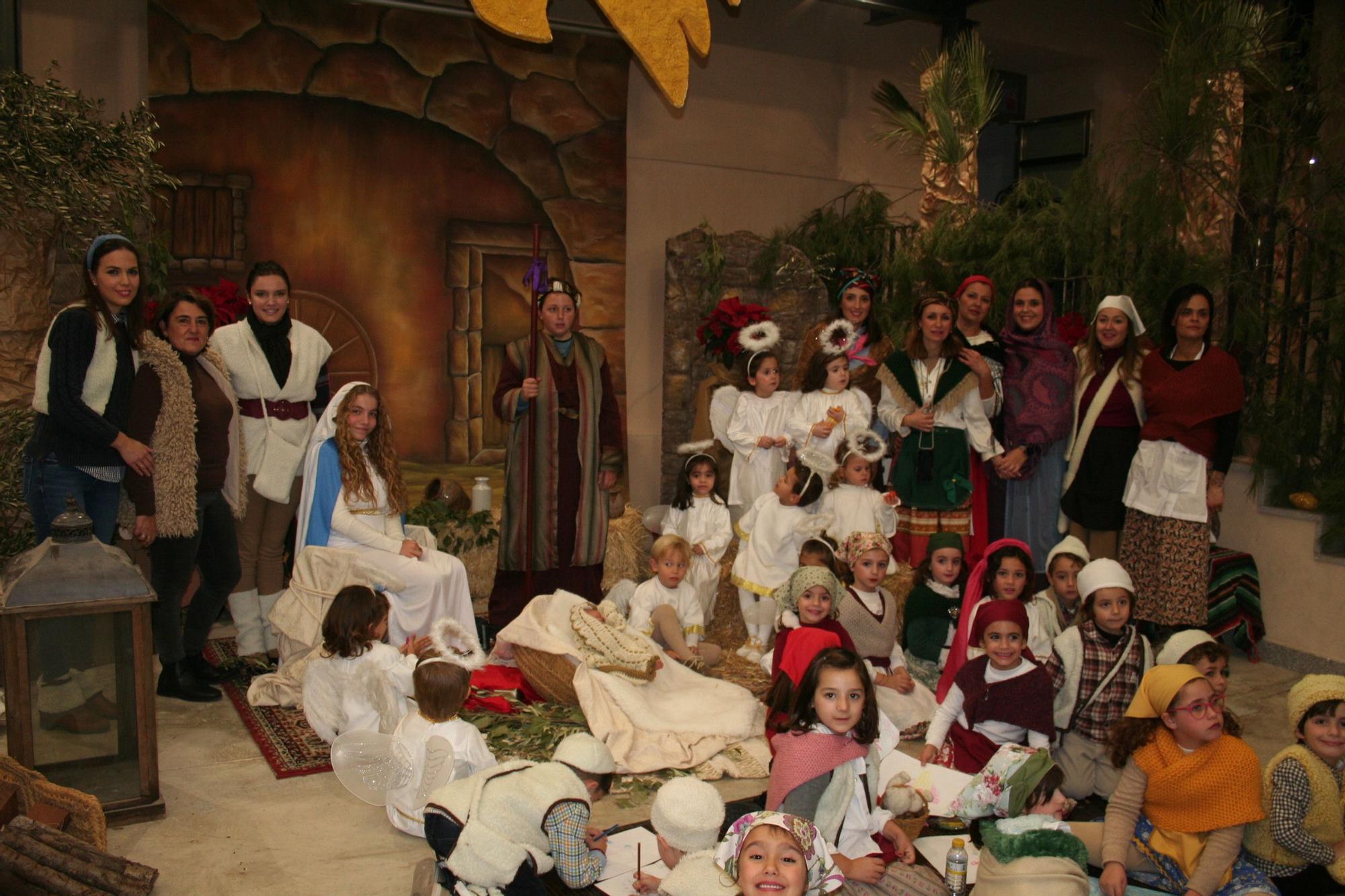 Belén Viviente del colegio San Francisco de Lorca