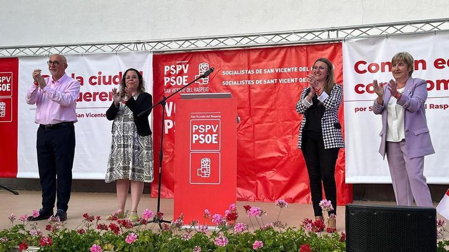 El PSOE felicita al PP por ganar las elecciones en San Vicente y achaca la subida de Vox a una ola de voto en clave nacional