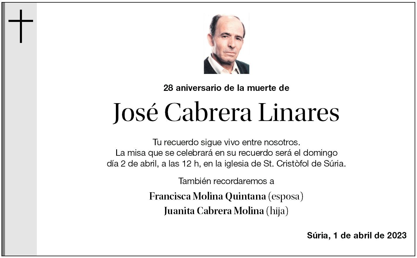 José Cabrera Linares