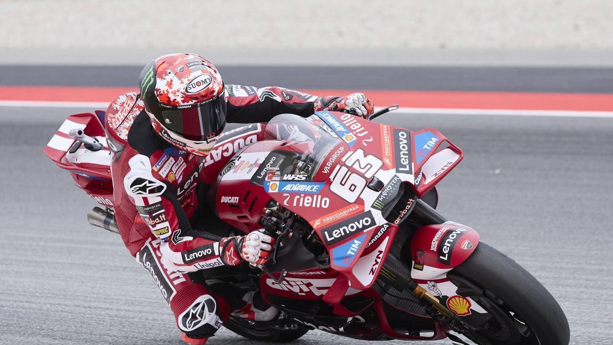 Pecco Bagnaia, en el Circuit