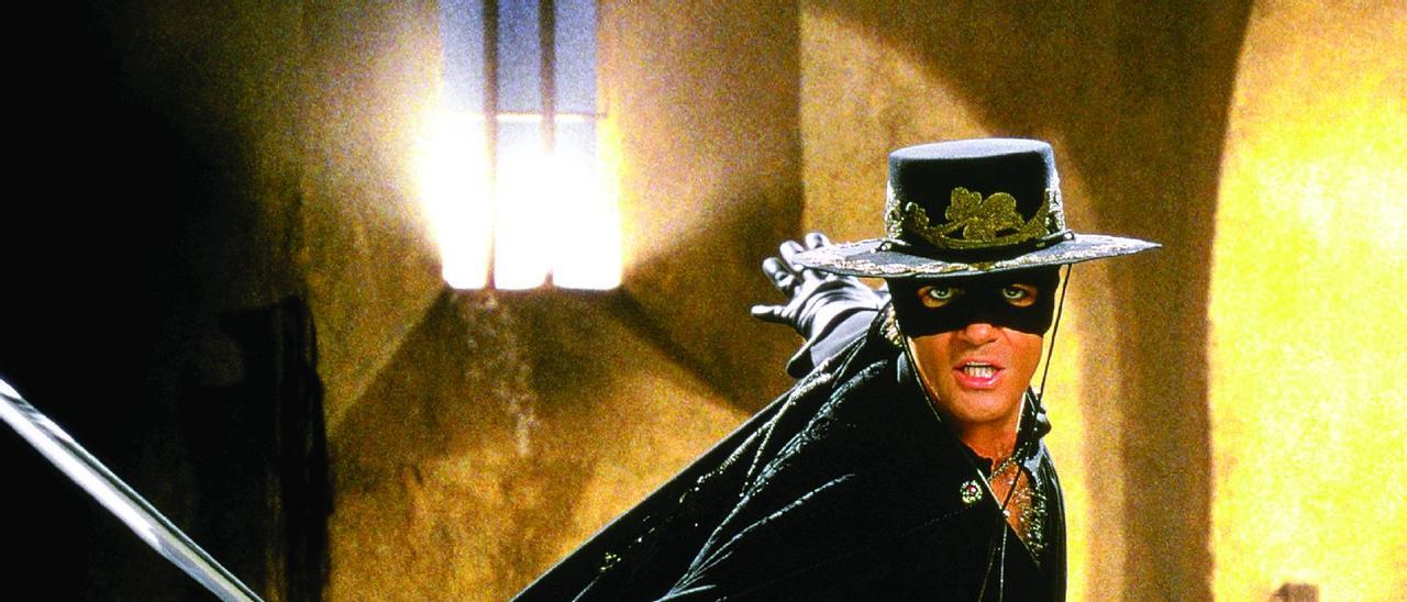 Antonio Banderas en &#039;La Máscara del Zorro&#039;.