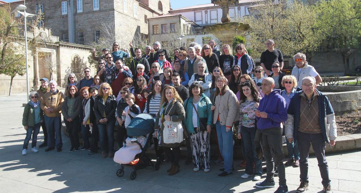 La foto de familia
antes de la ruta.
| iñaki Osorio