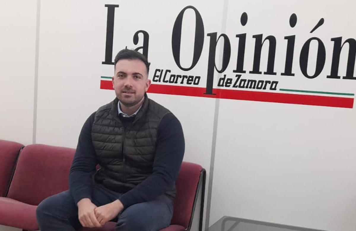 El presidente de la Copa Zamora, durante la entrevista concedida a LA OPINION-EL CORREO DE ZAMORA. | LOZ