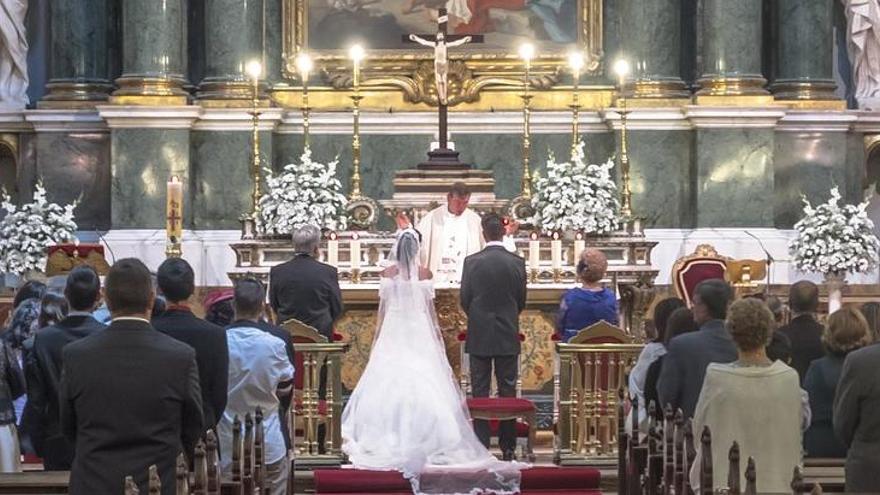 Casament en una església catòlica