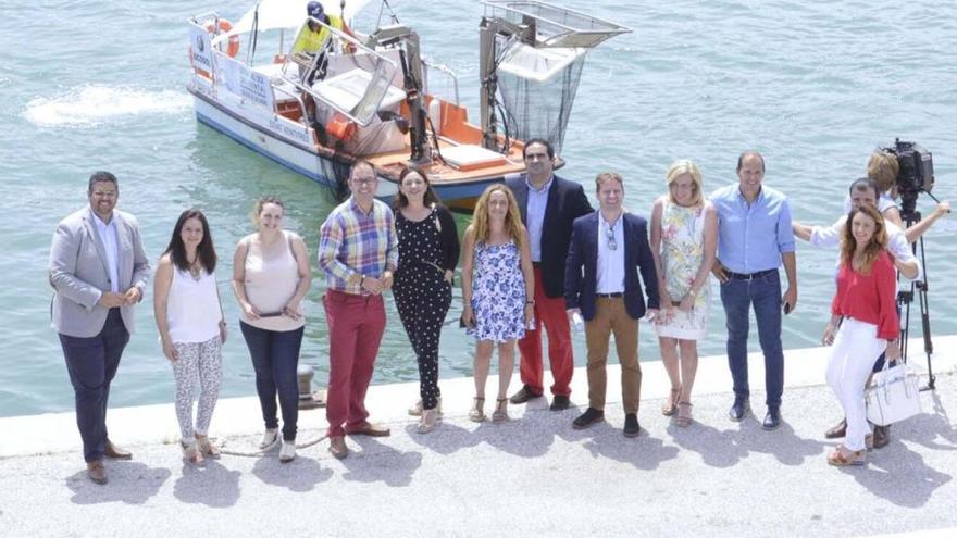 Margarita del Cid y Manuel Cardeña presentaron los barcos.