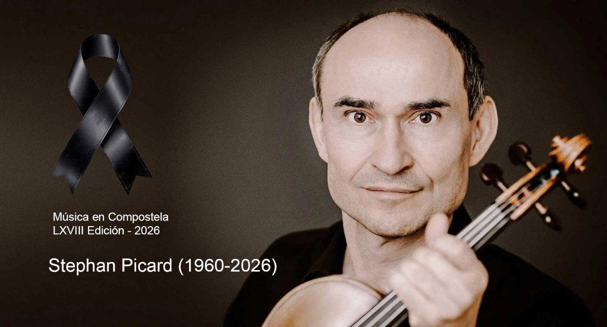 El añorado Stephan Picard (1960 - 2026), profesor de violín en Música en Compostela.