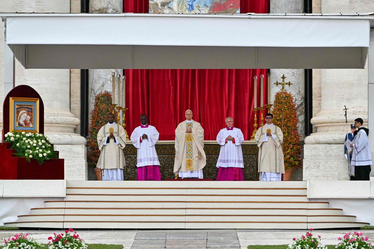Misa de inicio del pontificado del papa León XIV