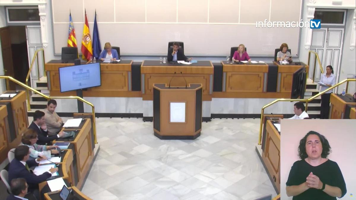 Pleno ordinario de la Diputación de Alicante