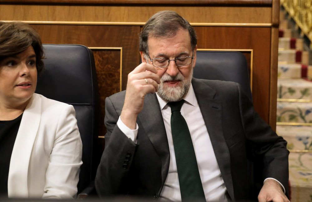 Segona jornada del debat de la moció de censura a Rajoy