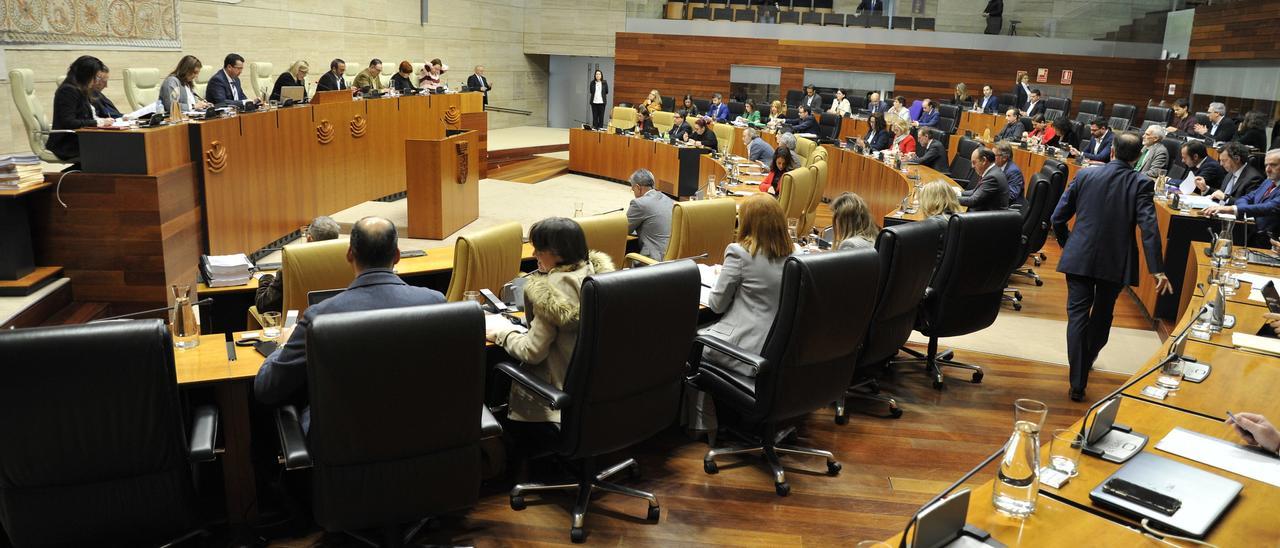 Imagen del hemiciclo de la Asamblea durante el debate del pleno de presupuestos.