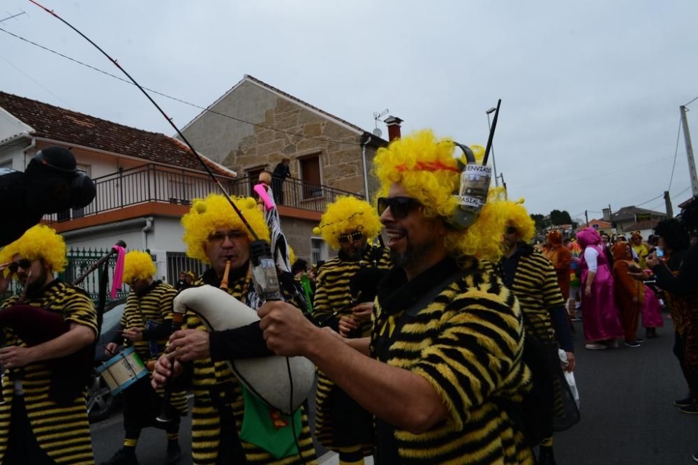 Aldán y Moaña celebran el final del Carnaval. // G. Núñez