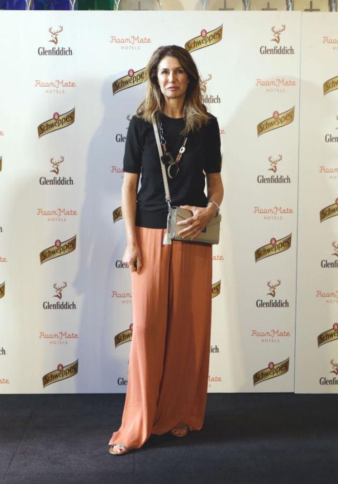 Ana García Siñeriz en la fiesta del Room Mate Oscar