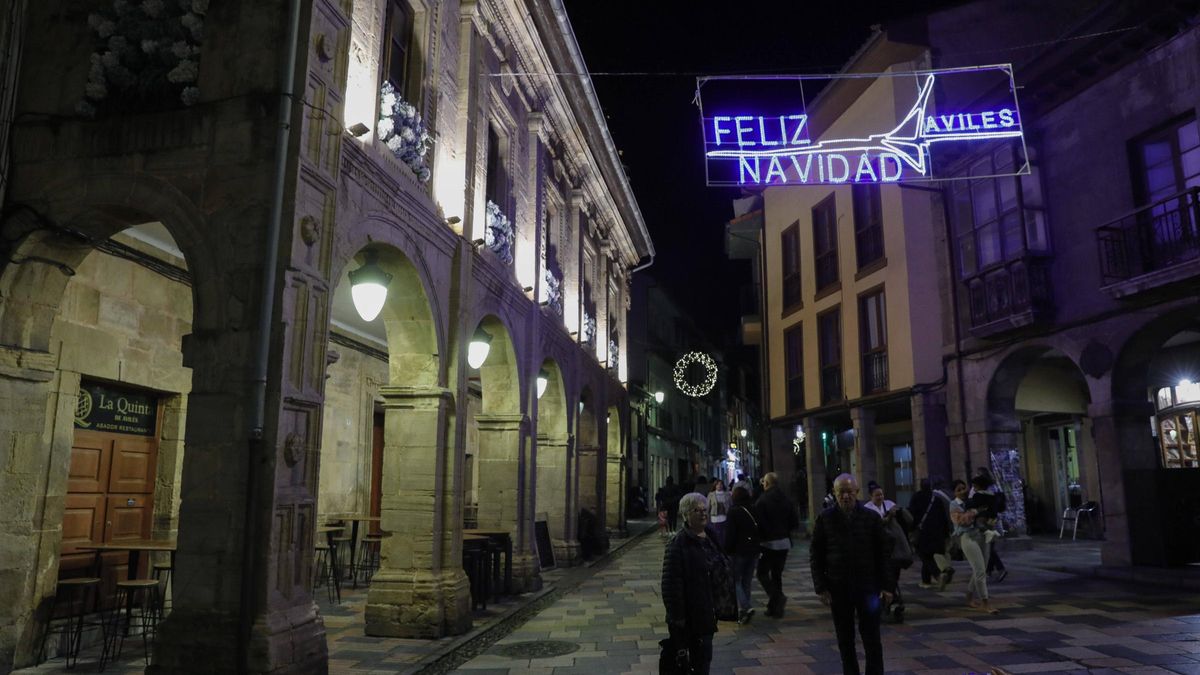 El encendido de la Navidad en Avilés