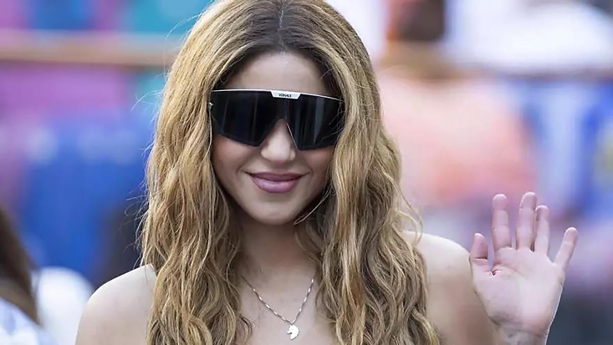 Shakira en un partido de tenis en Miami en 2024.