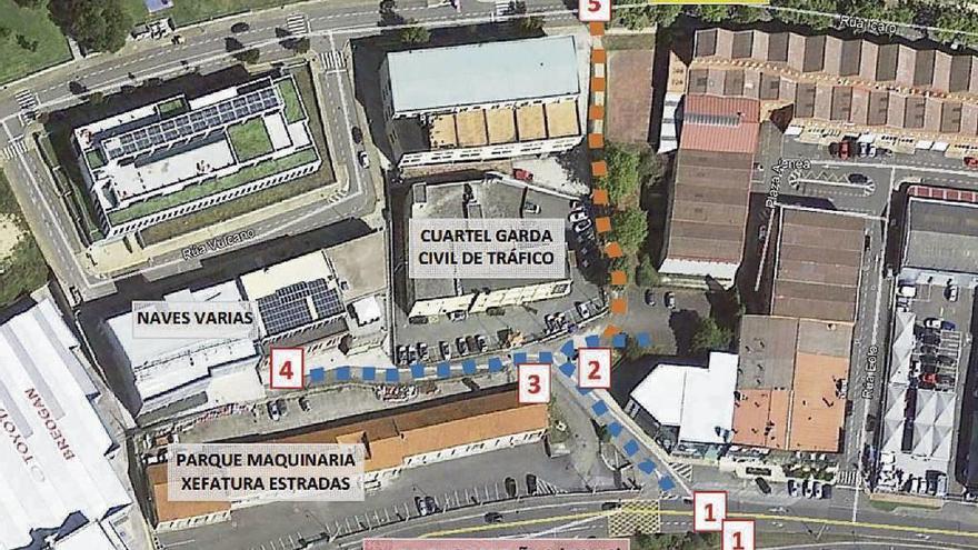 Del 1 al 4 se renovará el asfalto y se pondrá recogida de pluviales y del 2 al 5 se completará la senda peatonal.