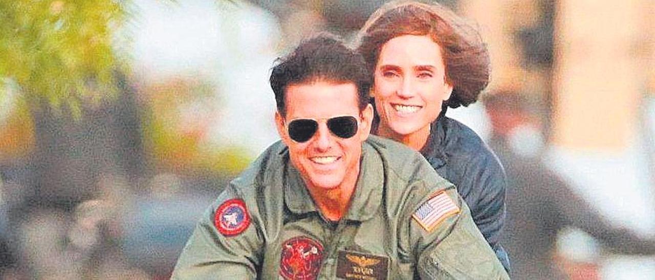 Tom Cruise y Jennifer Connelly en ‘Top Gun: Maverick’.
