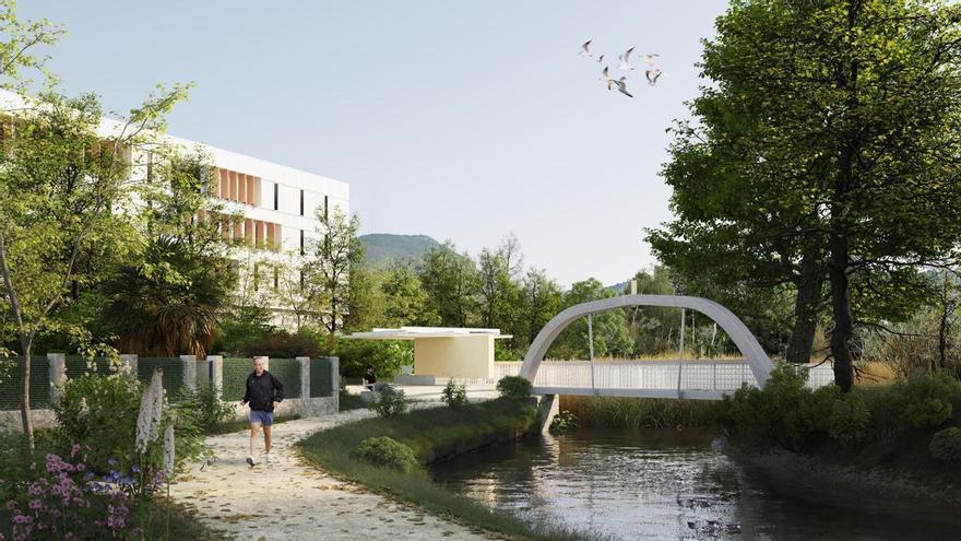 Moaña proyecta una senda y pasarela para unir el aparcamiento de A Xunqueira con el nuevo centro de salud