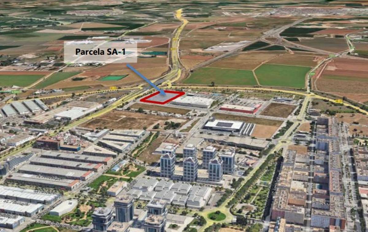 Parcela del Higuerón Sur donde Bogaris quiere levantar una nueva zona comercial en Sevilla