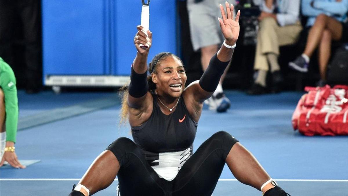 Serena Williams tras ganar a su hermana en Australia