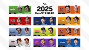 Parrilla de MotoGP 2025.