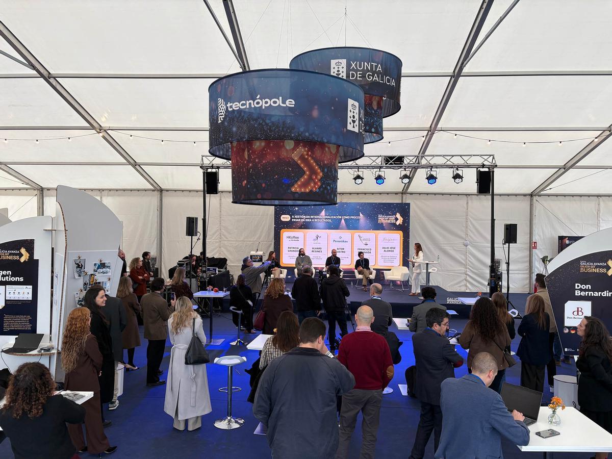 Una treintena de firmas gallegas participaron en Galicia Avanza