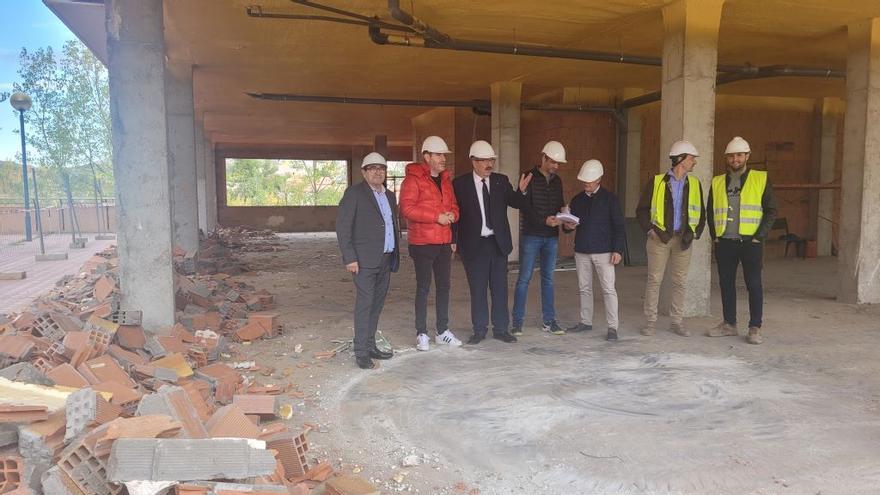 Rando visita las obras en Alcañiz.