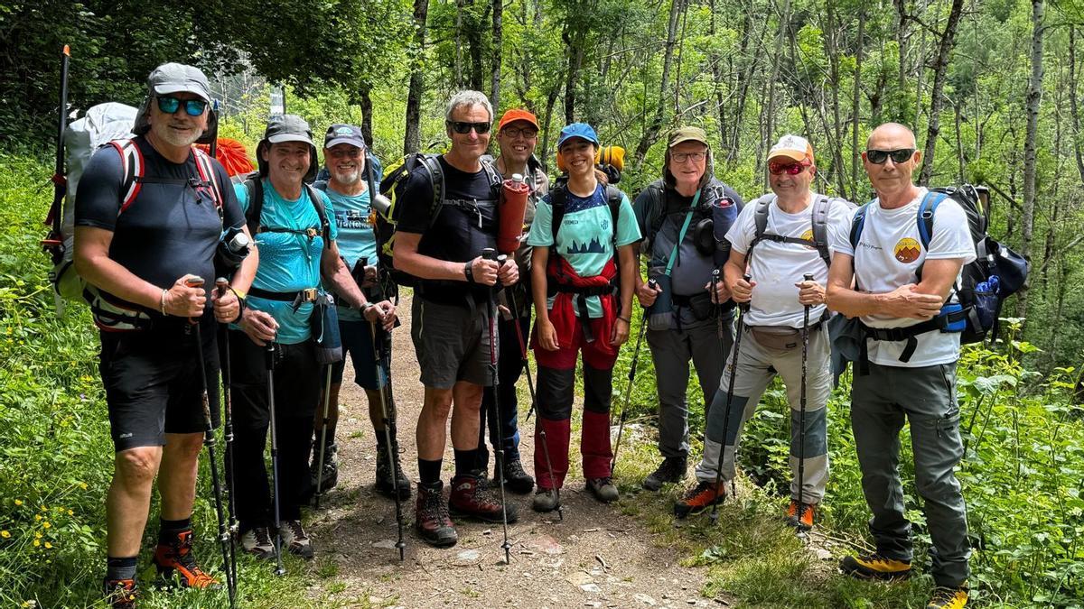 Una imatge més delx expedicionaris de Tavernes de la Valldigna