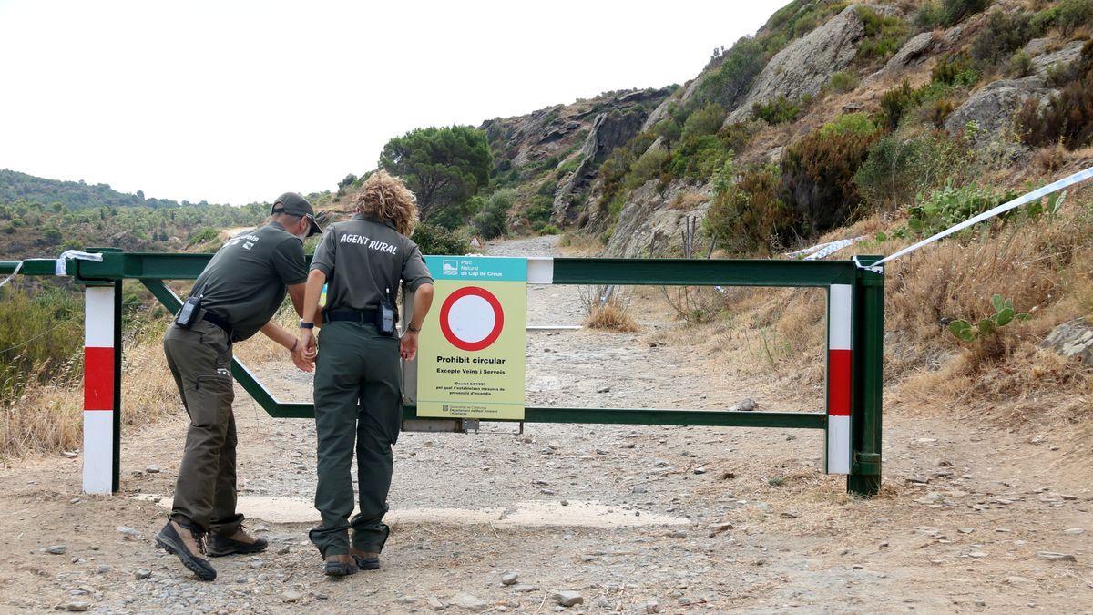 Una de les entrades al Parc Natural del Cap de Creus