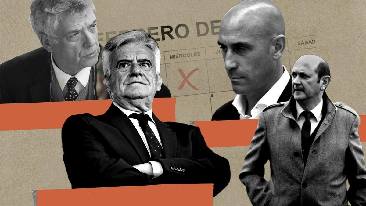 Las causas judiciales que afectan a los presidentes de la RFEF