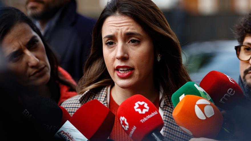 Irene Montero sobre la polémica de la ley ‘sólo sí es sí’: “Hay jueces que no están cumpliendo con la ley”