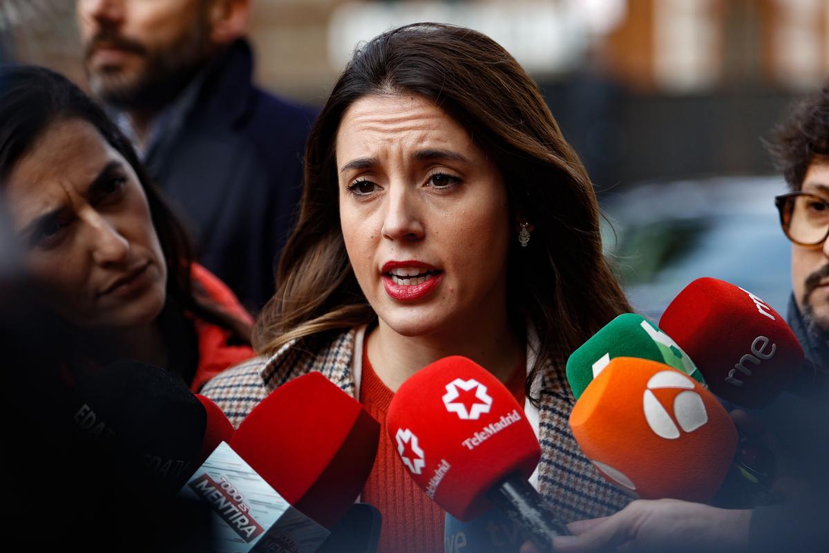 Irene Montero sobre la polémica de la ley ‘sólo sí es sí’: “Hay jueces que no están cumpliendo con la ley”