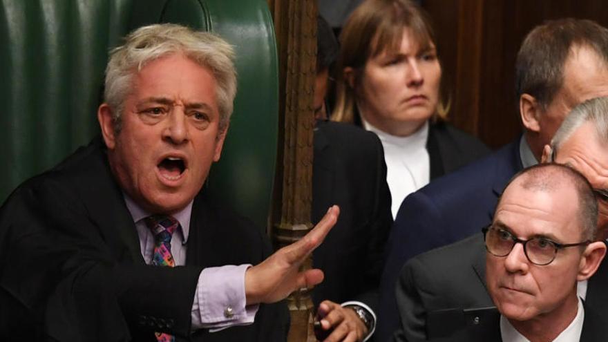 John Bercow, presidente del Parlamento británico.