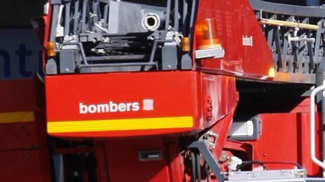 Els Bombers van haver d'acompanyar el grup fins a un punt segur on passar la nit
