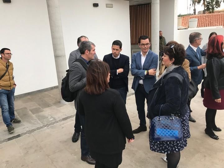 Visita de Fernando Clavijo a Telde