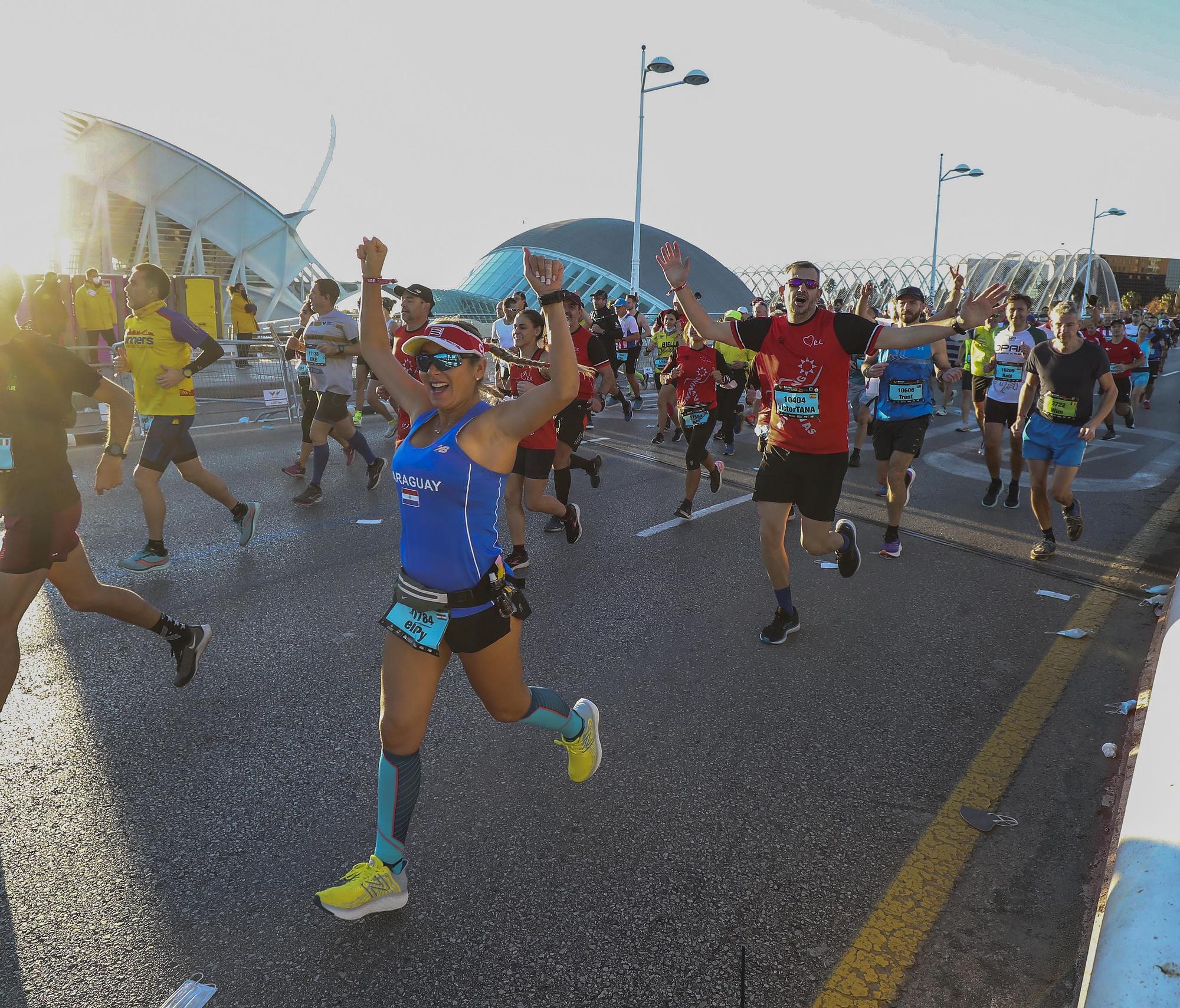 Salida del Maratón Valencia 2021